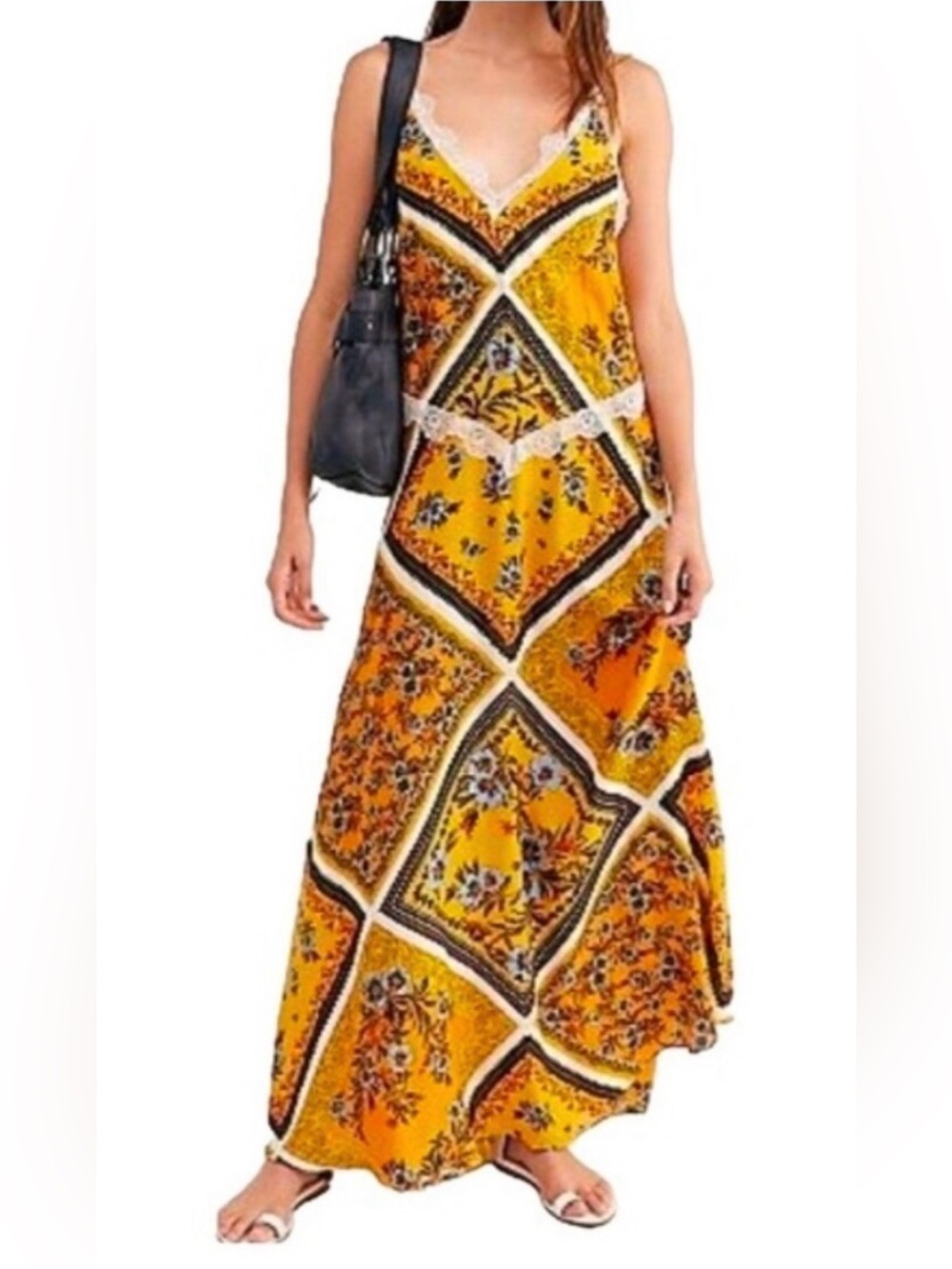 Free People slip maxi dress